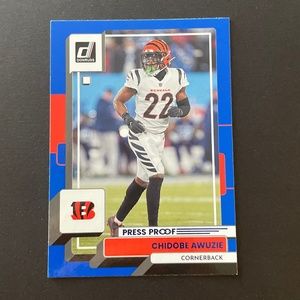Chidobe Awuzie: Cincinnati Bengals, Cornerback 2022  Donruss Press Proof #203
